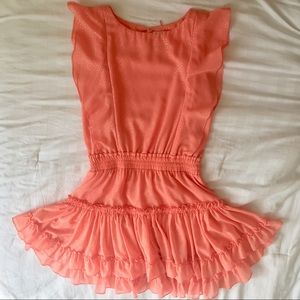 Misa Melodie Sleeveless Ruffle Dress